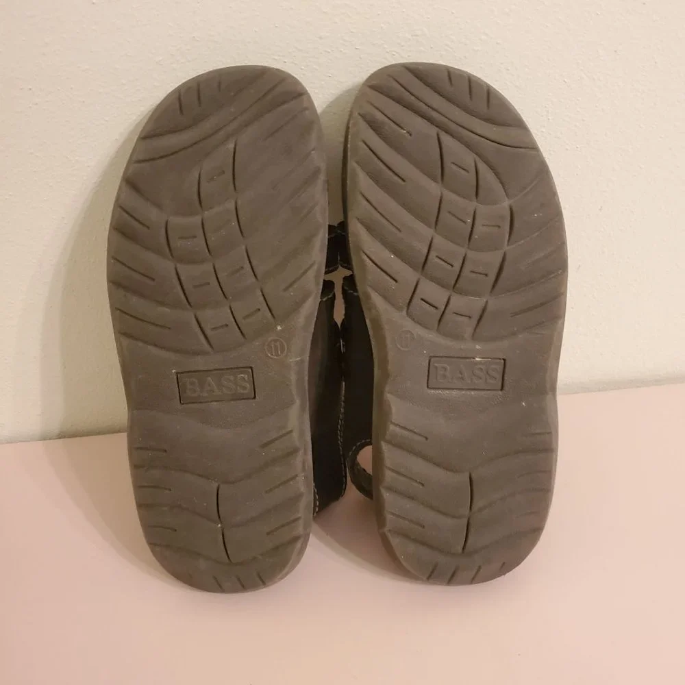Bass 11 Brown Leather Fisherman Sandals Summer Chunky 90s Y2K Beach Grunge‎